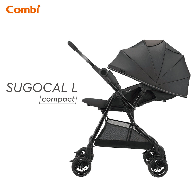 Combi - Sugocal L Compact 收摺嬰兒車 - Blark (黑色)