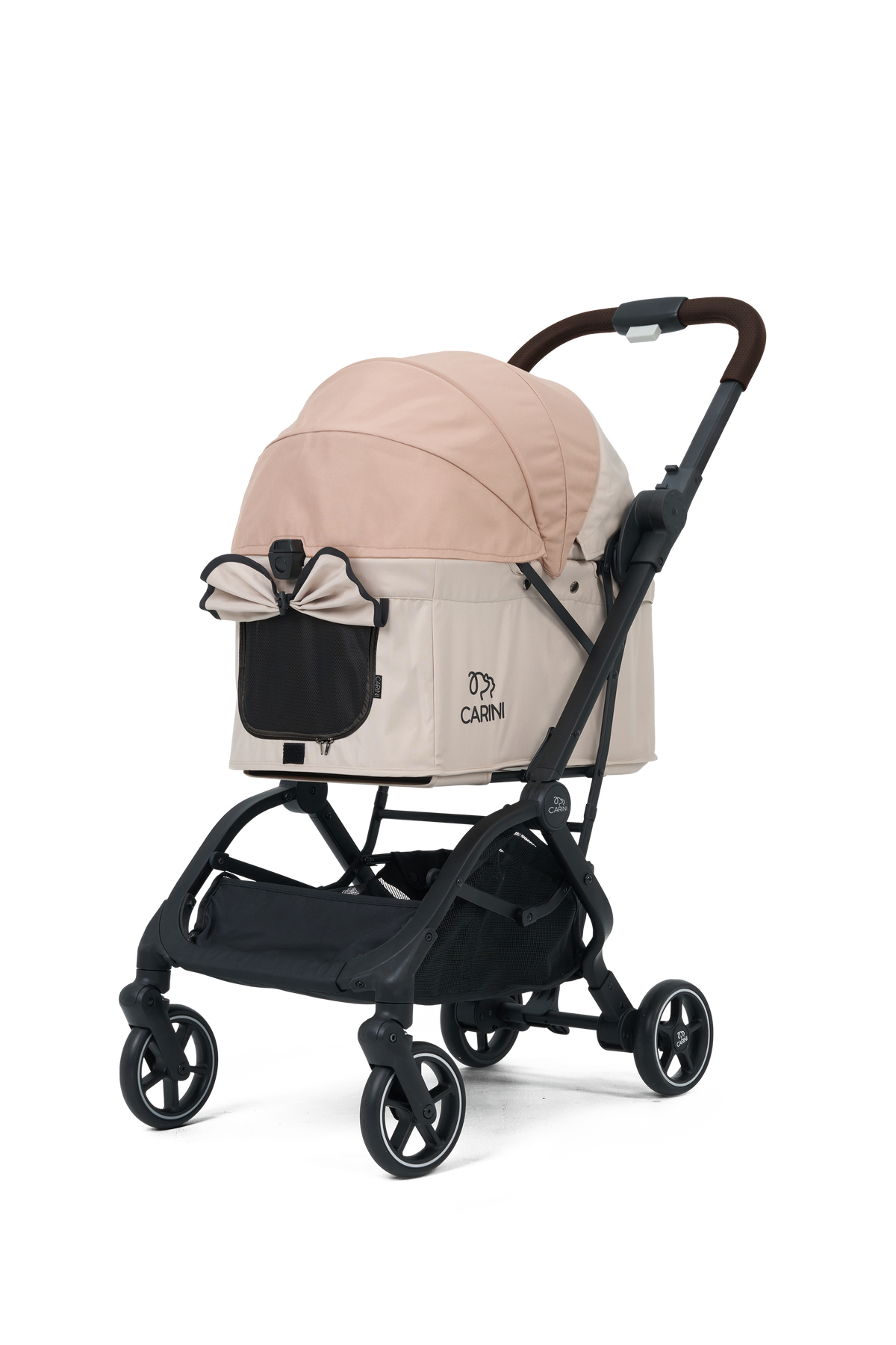 Carini Boogii + Auto Folding Pet Stroller (Creamy Oat) 寵物車