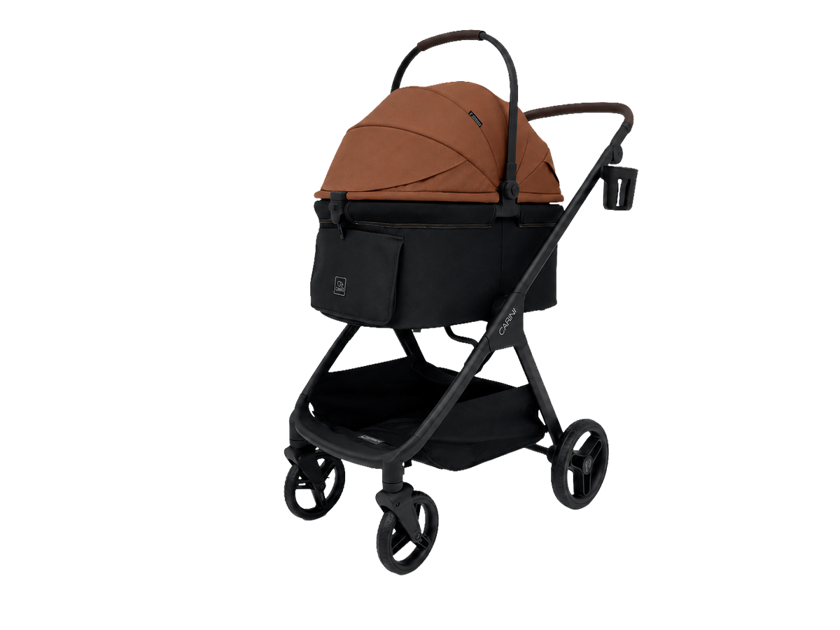 Carini Zippii 2-in-1 Pet Stroller (Midnight Saddle) 寵物車