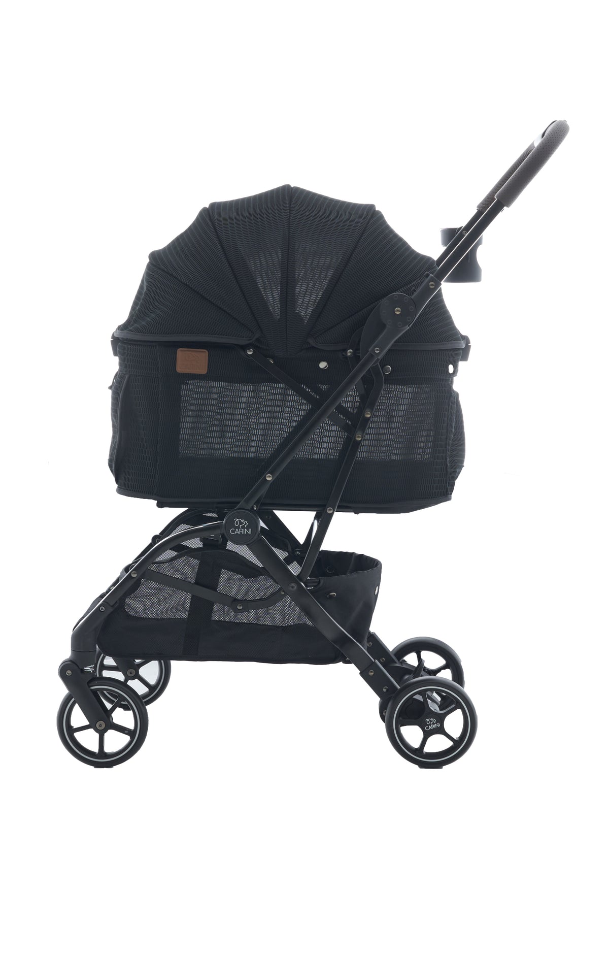 Carini Boogii + air Auto Folding Pet Stroller (Jet Black) 寵物車
