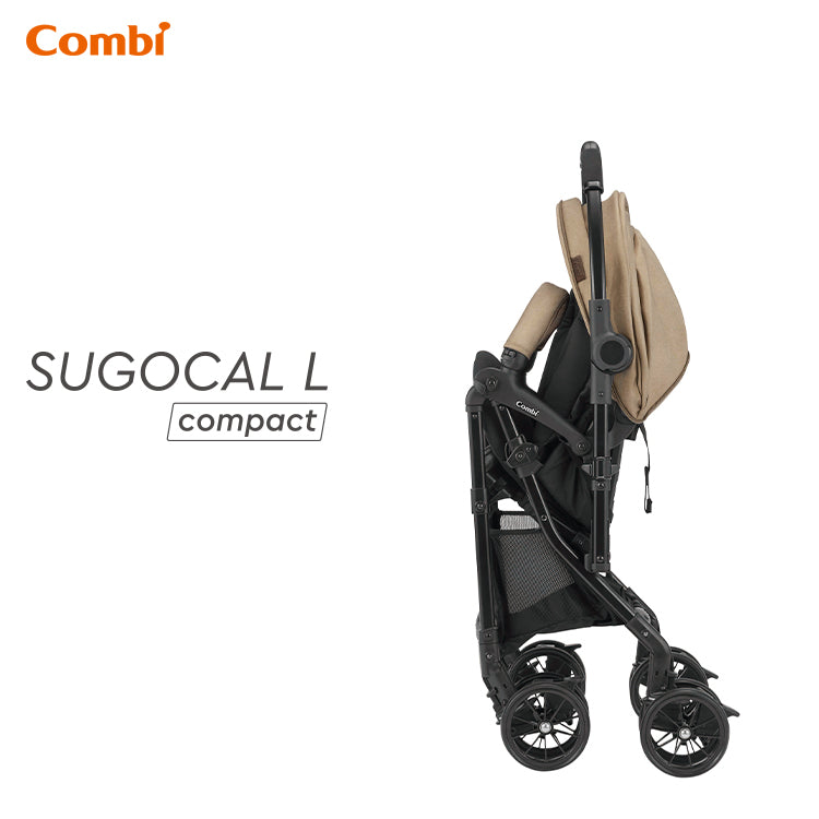 Combi - Sugocal L Compact 收摺嬰兒車 - Blark (黑色)