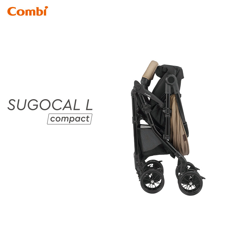 Combi - Sugocal L Compact 收摺嬰兒車 - Blark (黑色)