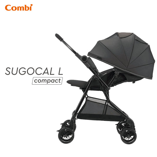 Combi - Sugocal L Compact 收摺嬰兒車 - Blark (黑色)