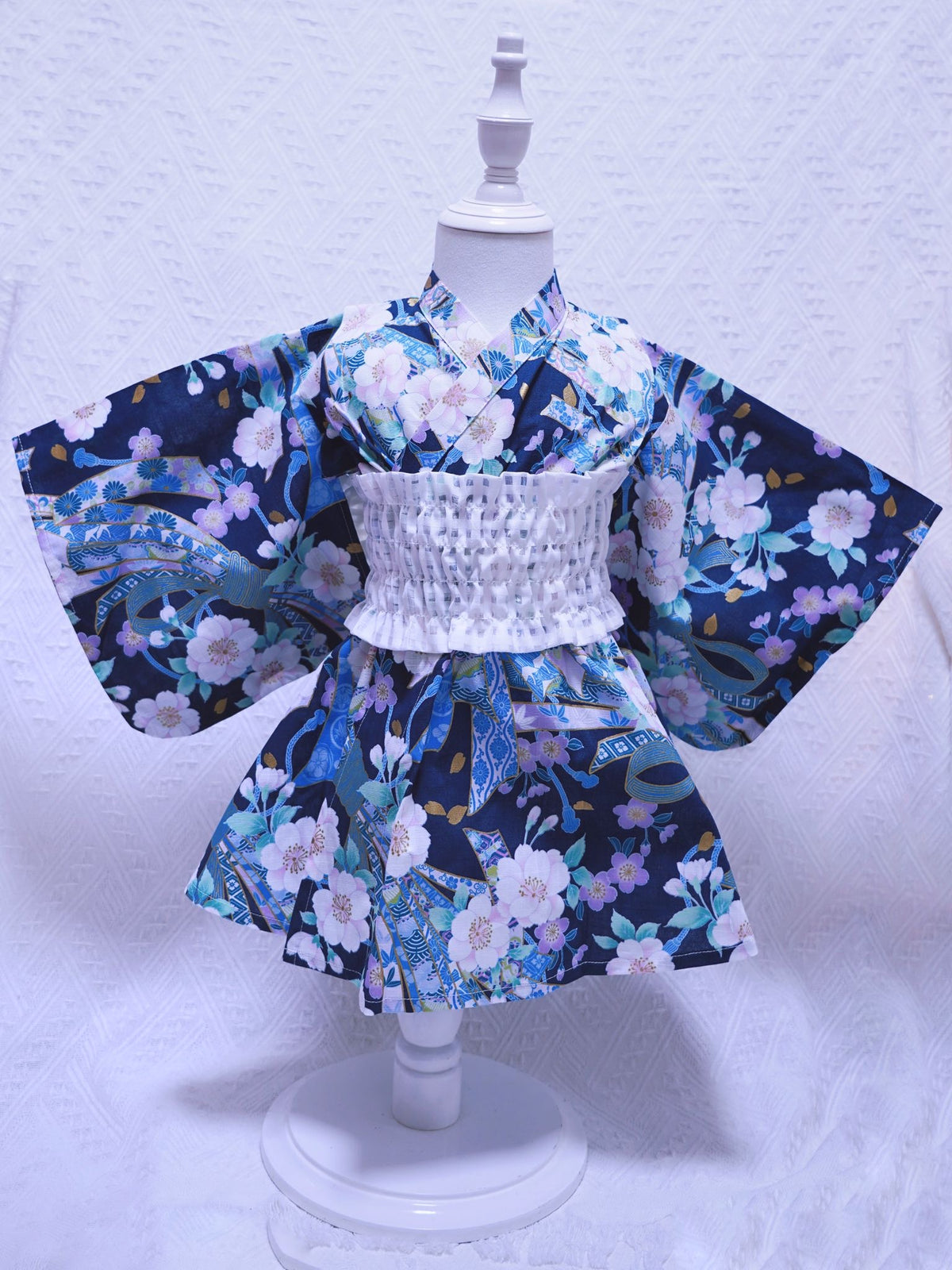 Crazy for Kids 嬰童和服浴衣裙 (藍色)