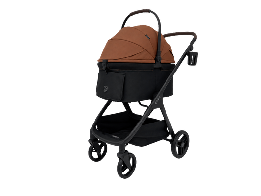 Carini Zippii 2-in-1 Pet Stroller (Midnight Saddle) 寵物車